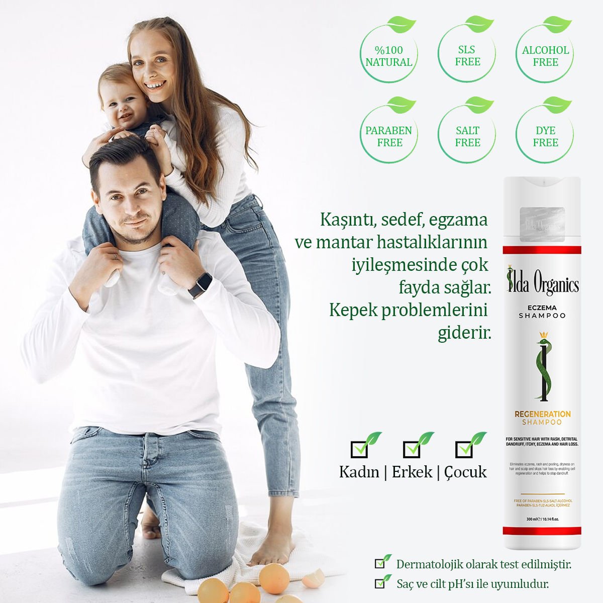 Egzama Giderici Şampuan ( Sadece Amerika’da Amazon'da Satıştadır.)