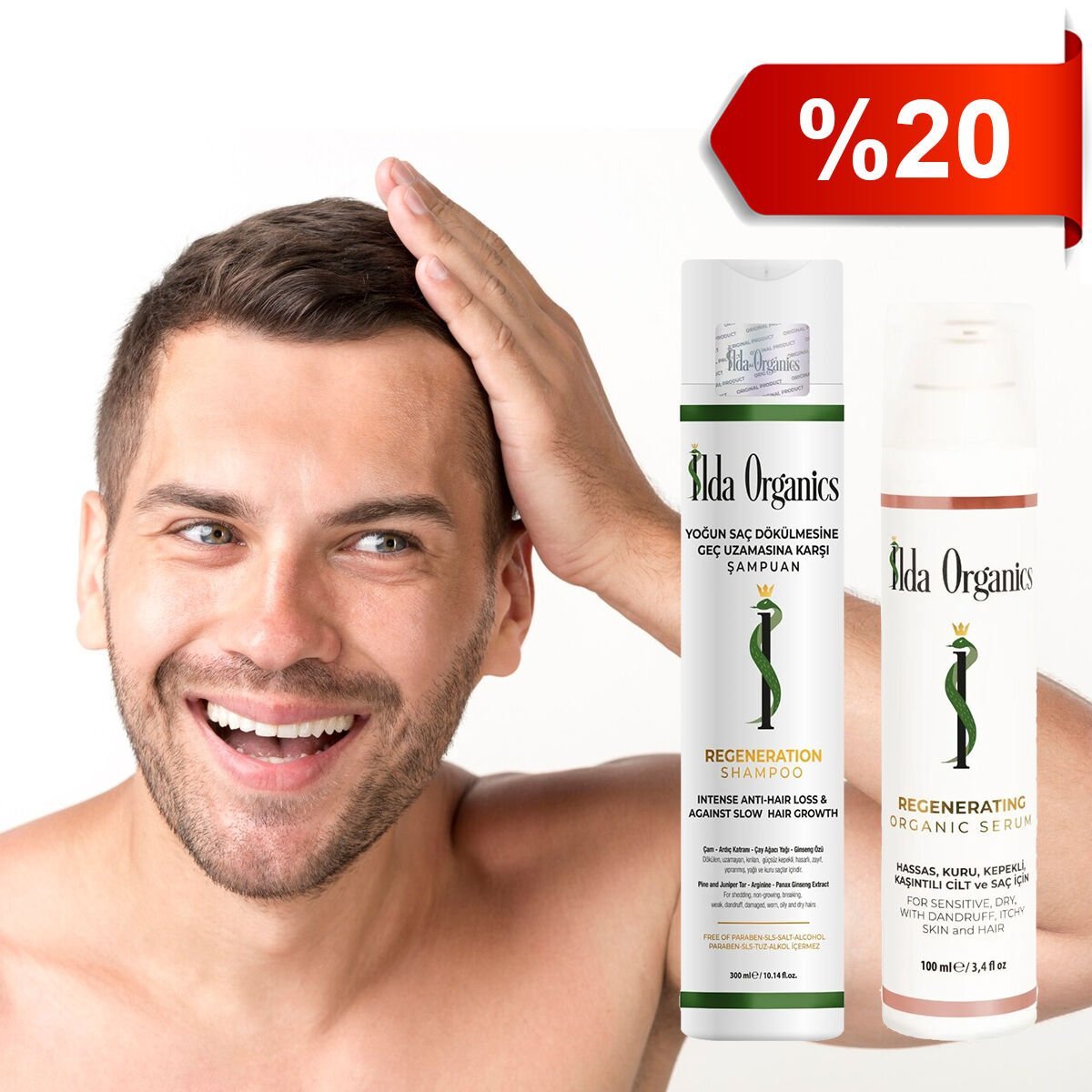 Saç Dökülme ve Uzamama, Güçlendirici Şampuan - Tüm Vücut, Yüz ve Saç Arındırma Serumu