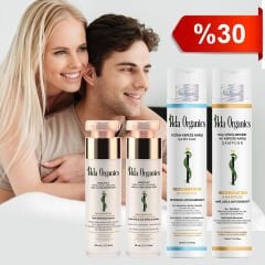 Saç Dökülmesi ve Kepeğe Karşı Şampuan Seti & Yüz ve Tüm Vücut için Serum Seti