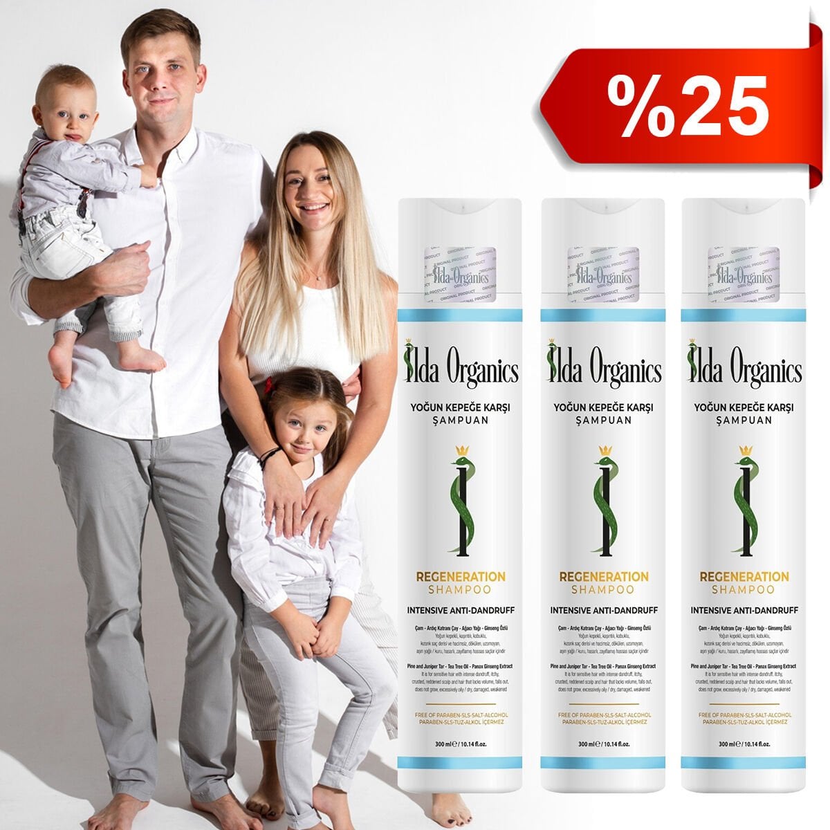 Yoğun Kepeğe Karşı 3'lü Şampuan Seti