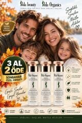 Yenileyici Organik SAÇ ve BAŞ Derisi 3'lü Serum Seti
