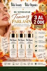 Yenileyici YÜZ ve TÜM VÜCUT Organik Serum - 3'lü Set