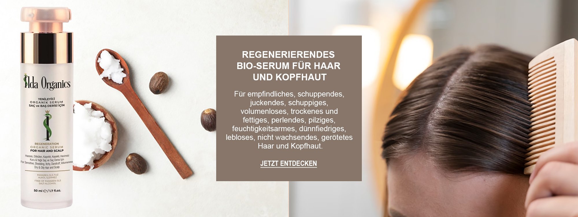 Regenerierendes Bio-Serum für Haar und Kopfhaut